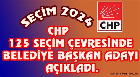CHP 125 seçim bölgesi için adaylarını açıkladı